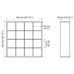 IKEA イケア 棚 オープンシェルフ KALLAX カラックスの画像