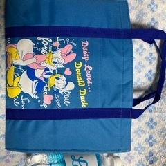 ドナルドダック‥デイジーダックの買物トートバッグ