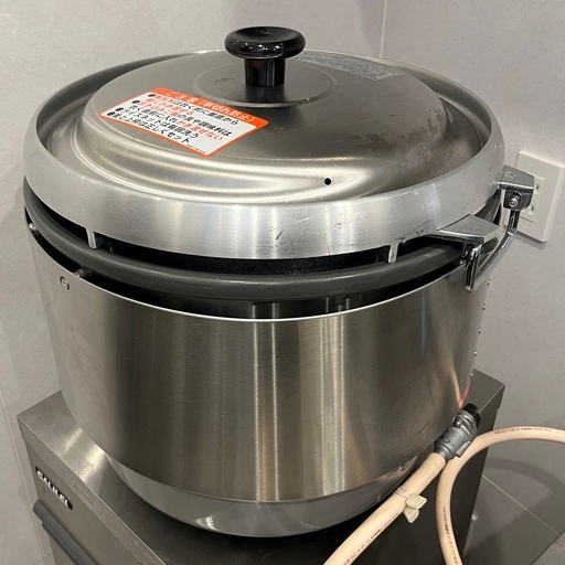 【最終値下げ・5/11までに引取希望・美品】リンナイ 業務用ガス炊飯器