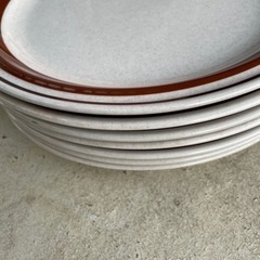 (お話中)レトロなプレート　7枚セット　0円の画像