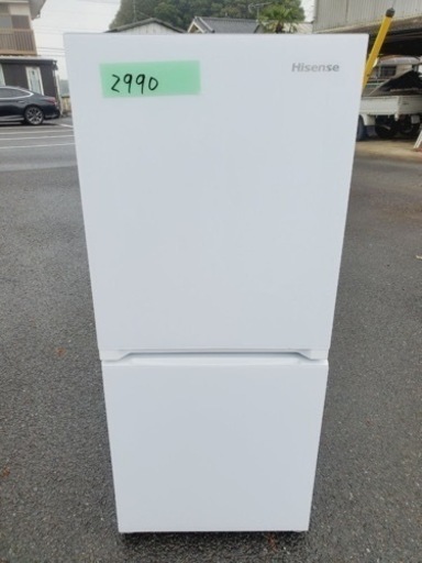 ②✨2018年製✨2990番 Hisense✨2ドア冷凍冷蔵庫✨HR-G13A-W‼️