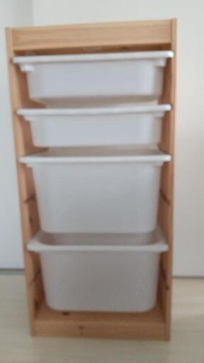【IKEAイケア】トロファスト 子供用家具TROFAST収納コンビネーション パイン材 ＢＯＸT-WM3