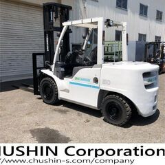 5トン　サイドシフト　ディーゼルエンジン　フォークリフト　国産ユニキャリア　試乗下取り歓迎　埼玉県比企郡よりの画像
