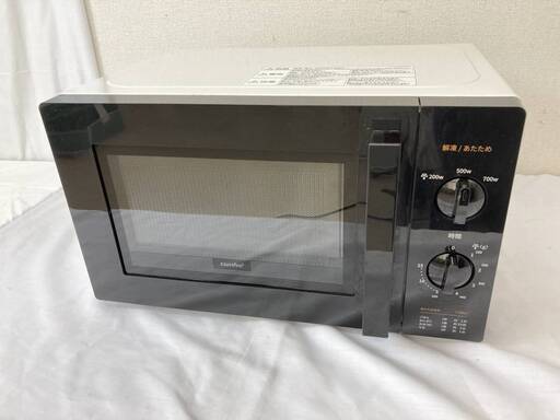 【決まりました】JT184(O) COMFEE' 電子レンジ CF-AM171-5 2021年製 17L 50Hz専用  通電動作確認済 中古現状品 現地引き取りのみ