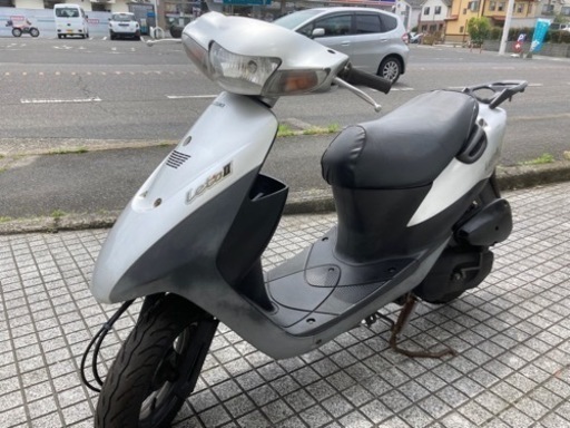 【レッツ2】スズキ　2ストバイク　前タイヤ、プラグ、エアクリーナー新品❗️若林自転車　唐崎SALE❗️