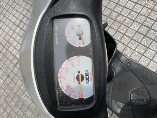 【レッツ2】スズキ　2ストバイク　前タイヤ、プラグ、エアクリーナー新品❗️若林自転車　唐崎SALE❗️