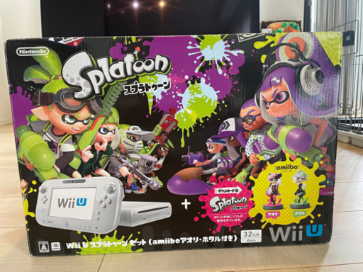 WiiU本体＋リモコン付き(スプラトゥーン、ゼルダ、桃鉄ソフト有)