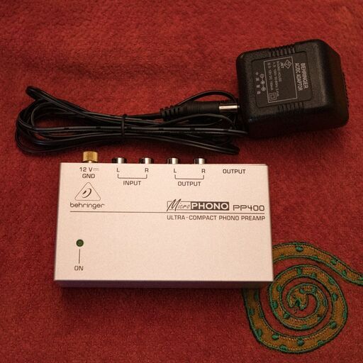 BEHRINGER　PP400 フォノアンプ　美品