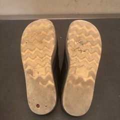 ★ 革のスリッポン？サンダル？みたいな厚底シューズ 靴 ★の画像