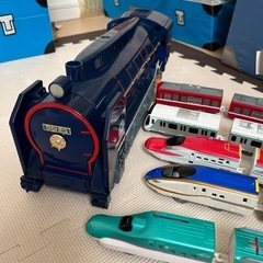 値下げプラレール★新幹線・電車・汽車・レール全部セットの画像