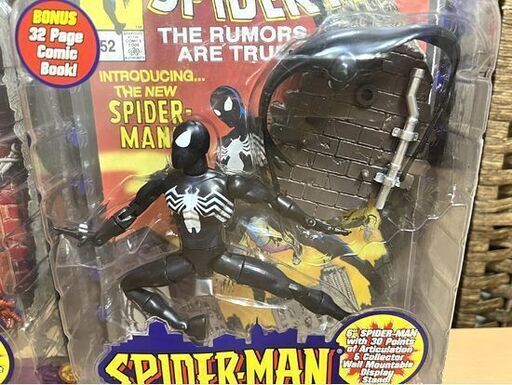 未開封 トイビズ スパイダーマン クラシックシリーズ 限定復刻コミック付(ヴェノムのみ) 2種セット アメコミ フィギュア MARVE