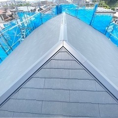 戸建て新築カラーベスト屋根、雨樋工事・大阪府枚方市
