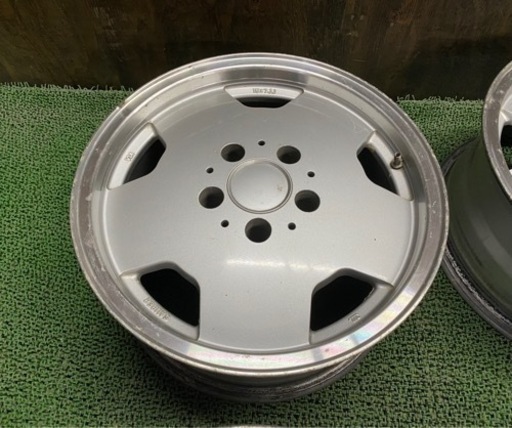 No.624 15×7J +25 5H-114.3 ディッシュ 15インチホイール 13クラウン SAUBER 当時物 希少