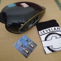 【値下げ】希少 Tha Ace 229㏄ 車検不要 CLEVELAND CYCLEWERKS 実働 ＜未使用予備タンク＆新品オフィシャルTシャツ付き‼＞　レア　程度良好　クリーブランド　クリーヴランドの画像