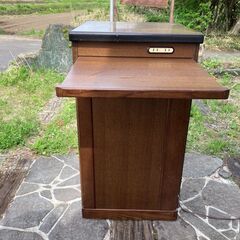 【無料】コンセント着きチェスト　45cm×45cm×80cm　キャスター、収納台付きの画像