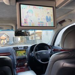 検2年付き　乗出し110万円コミコミ　レクサスLS600ｈL　ロング　ハイブリッド　4WD　ブラックの画像