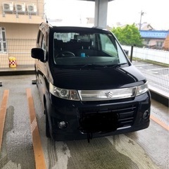 【商談中】スズキ　ワゴンR スティングレー　ブラック　車検R5.04