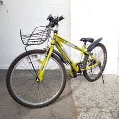 5/27 終 自転車 24インチ マウンテンバイク 子供自転車 6段変速 菊倉NS