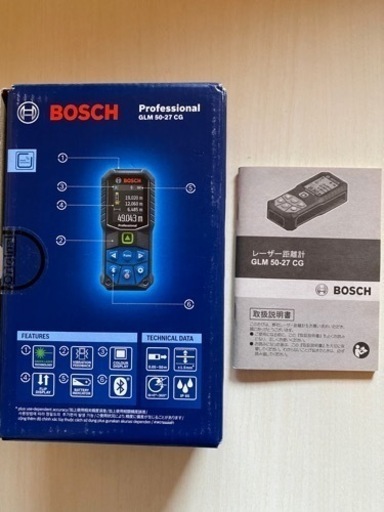 売れました！Bosch グリーンレーザー距離計GLM50-27CG 
