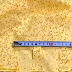 ★小花柄 のシャツ地 布帛のテキスタイル 生地 約104✖️107.5cm★の画像