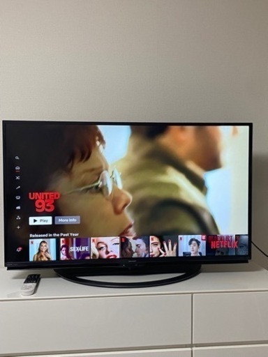 シャープ　45型　Androidテレビ