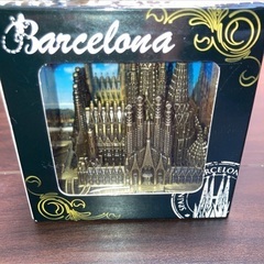 サクラダファミリア置き物、スペインお土産の画像