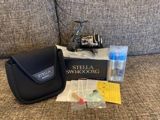 ショアジギングセット　13ステラsw14000xg コルトスナイパーs1006hシマノ リール釣竿