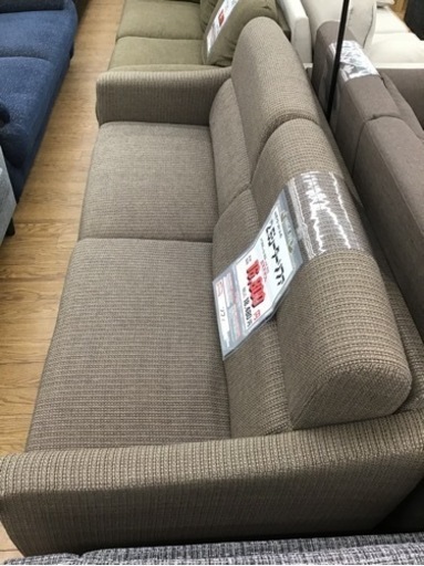 KE-22【ご来店頂ける方限定】ニトリ　NポケットA4 2.5シーターソファ　ブラウン