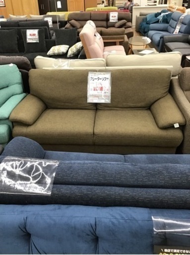 KE-23【ご来店頂ける方限定】ニトリ　キャッツ　2シーターソファ　ブラウン