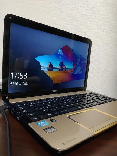 東芝 ３世代Corei3搭載　HDD320G搭載　メモリ4G CD/DVD/BD読み書き　大画面15.6インチ　カメラ内蔵　USB3.0 Wifi対応\n\n
