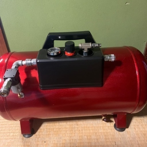 SK 11 AST40  携帯用サブエアータンク38ℓ エアフィルター付き(新品、試運転のみ)