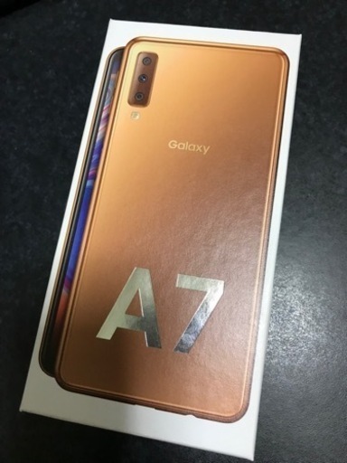 [受付5/29迄]新品未開封 Galaxy A7 ゴールド SIMフリー 楽天モバイル版