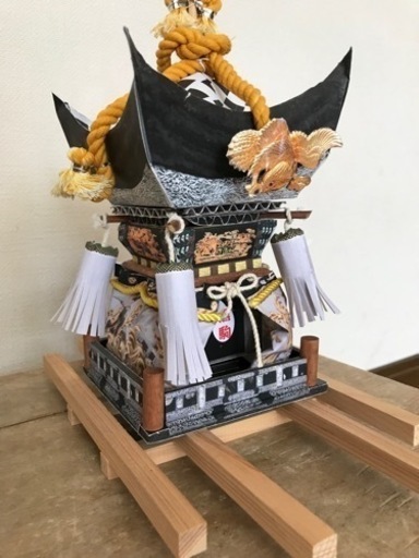 播州北条節句祭り屋台模型キット黒駒