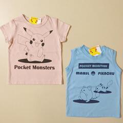 新品 ポケモン ノースリーブ 半袖Tシャツ 90cm トップス ...