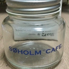 ワンコイン50円【大幅値引き】SOHOLMCAFE オリジナル雑貨 ビン コラボ 箱入り 直径約6.5-9cm 新品 未使用の画像