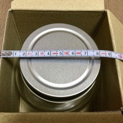 ワンコイン50円【大幅値引き】SOHOLMCAFE オリジナル雑貨 ビン コラボ 箱入り 直径約6.5-9cm 新品 未使用の画像