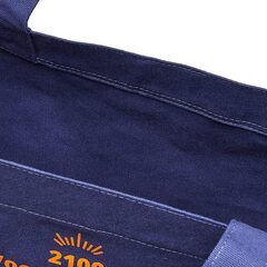 【新品】MLB キャンバストートバッグ ネイビー Detroit Tigers (デトロイト タイガース)の画像
