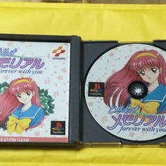 【中古品】プレステ　ときめきメモリアルのソフトとトランプセットの画像