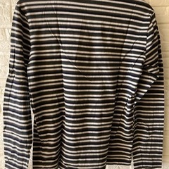 正規品 ルイヴィトン ボーダーロングTシャツ XSサイズの画像