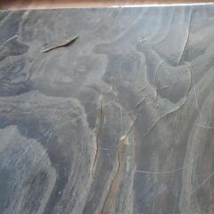 レトロな折りたたみテーブル　の画像