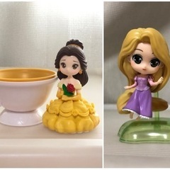 【ガチャガチャ】ディズニープリンセス　ベル　ラプンツェル