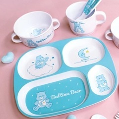 新品　未使用　ケアベア　食器セット　お食い初めの画像