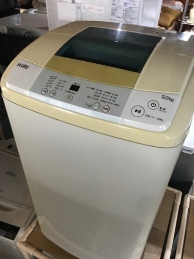 取引場所　南観音　2205-094 Haier 5.0kg全自動電気洗濯機 JW-K50M 2017年製