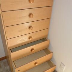 ハイチェスト　衣類入れ　難ありの画像