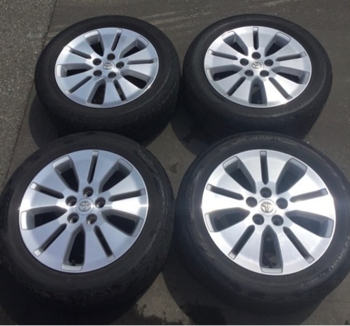アルファード純正 17インチ アルミホイール タイヤ付 4本セット