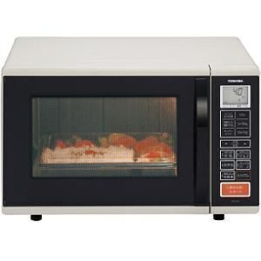 石窯オーブンレンジ(17L) 東芝（TOSHIBA) アイボリーホワイト ER-YK3-W 美品