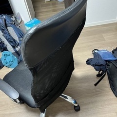 デスクチェア　黒の画像