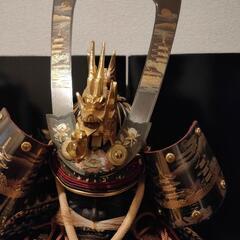 端午の節句飾り（鎧兜、刀、弓矢）の画像