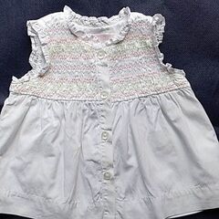 ベビー服　ロンパース　ワンピース　夏　女の子　３～６Mの画像