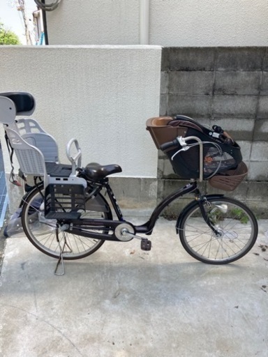 アサヒプチママン　非電動自転車　子供乗せ　2人乗り　3人乗り